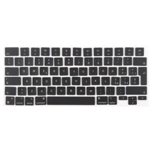 Keycap Button Cover for Apple Macbook Air 13 (2022) A2681 / Macbook Air 15 (2022) A2941 / Macbook Air 13 (2024) A3113 / Macbook Air M3 15 (2024) A3114 Black